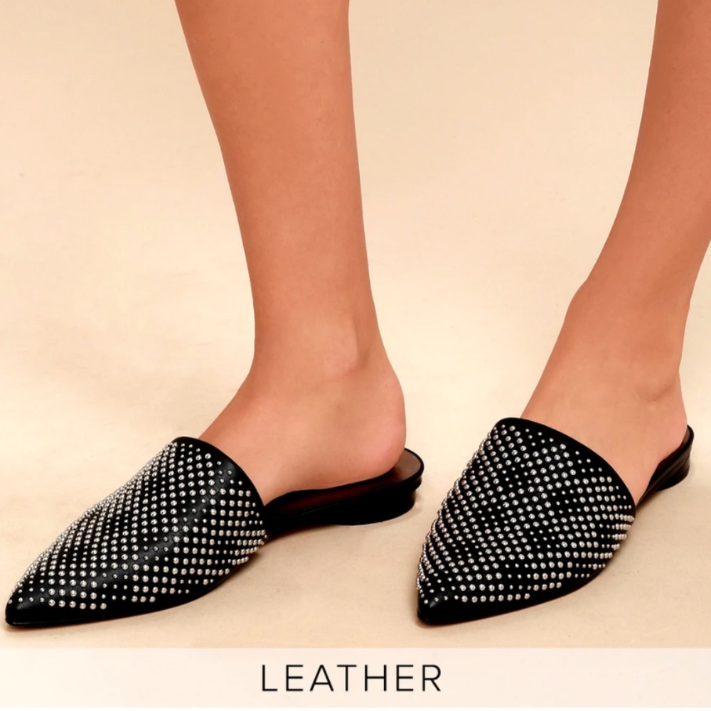 LAST ONE NWT Dolce Vita Black Leather Mule - Picture 7 of 7